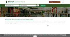 Desktop Screenshot of ouvert-le-dimanche.net